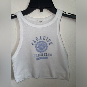 Garage paradise crop top small